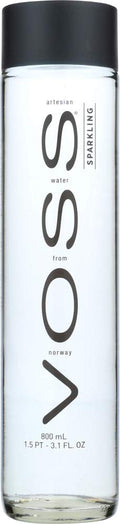 VOSS Artesian Sparkling Water 800 mL, 36 Pack