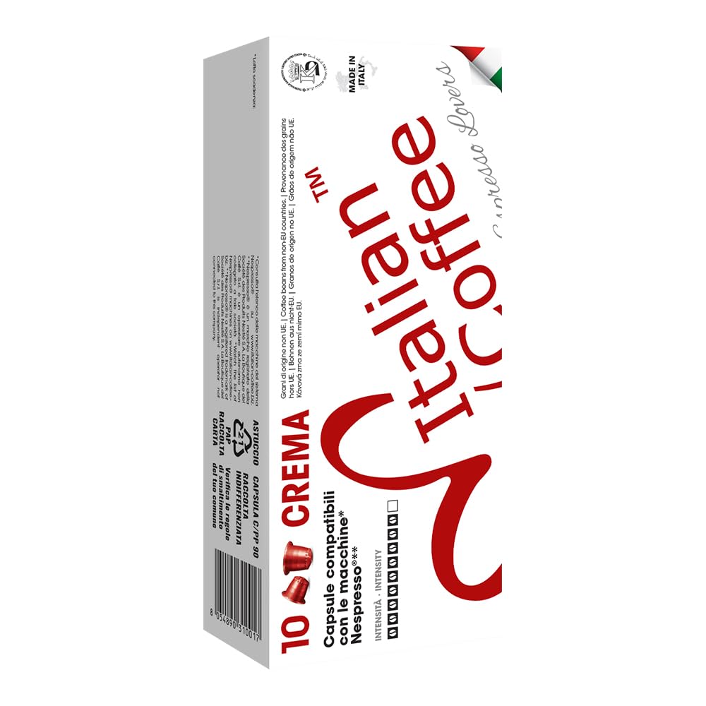 Italian Coffee for Espresso Lovers capsules compatible with Nespresso Original Line machines