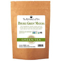 The Republic of Tea - Organic Double Green Matcha, Naturally Caffeinated Japanese Green Tea Powder and Leaves, 1 and 2 pack