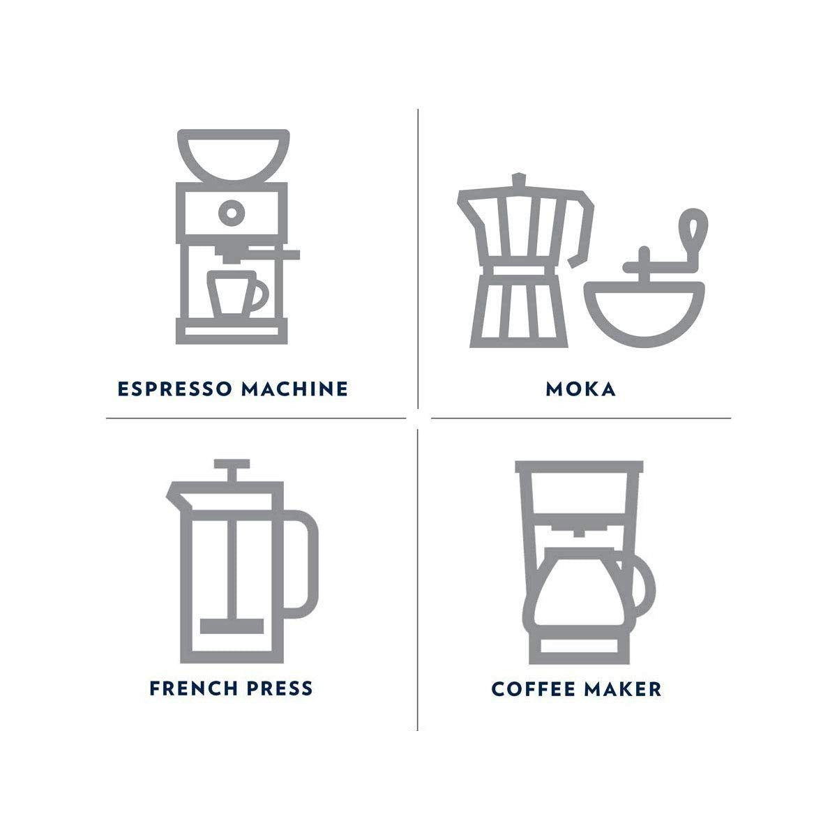 Whole Bean Caffeine Crema e Aroma Packet Espresso