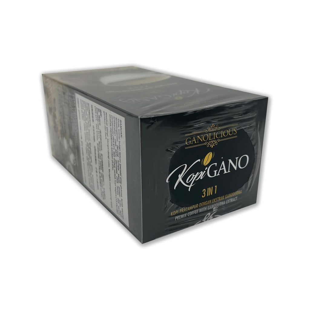 HAGEN Generic Gano Excel Gano Cafe Ganolicious KopiGano 3 in 1 Instant Premix Coffee 15 sachets x 21g (5 Boxes)