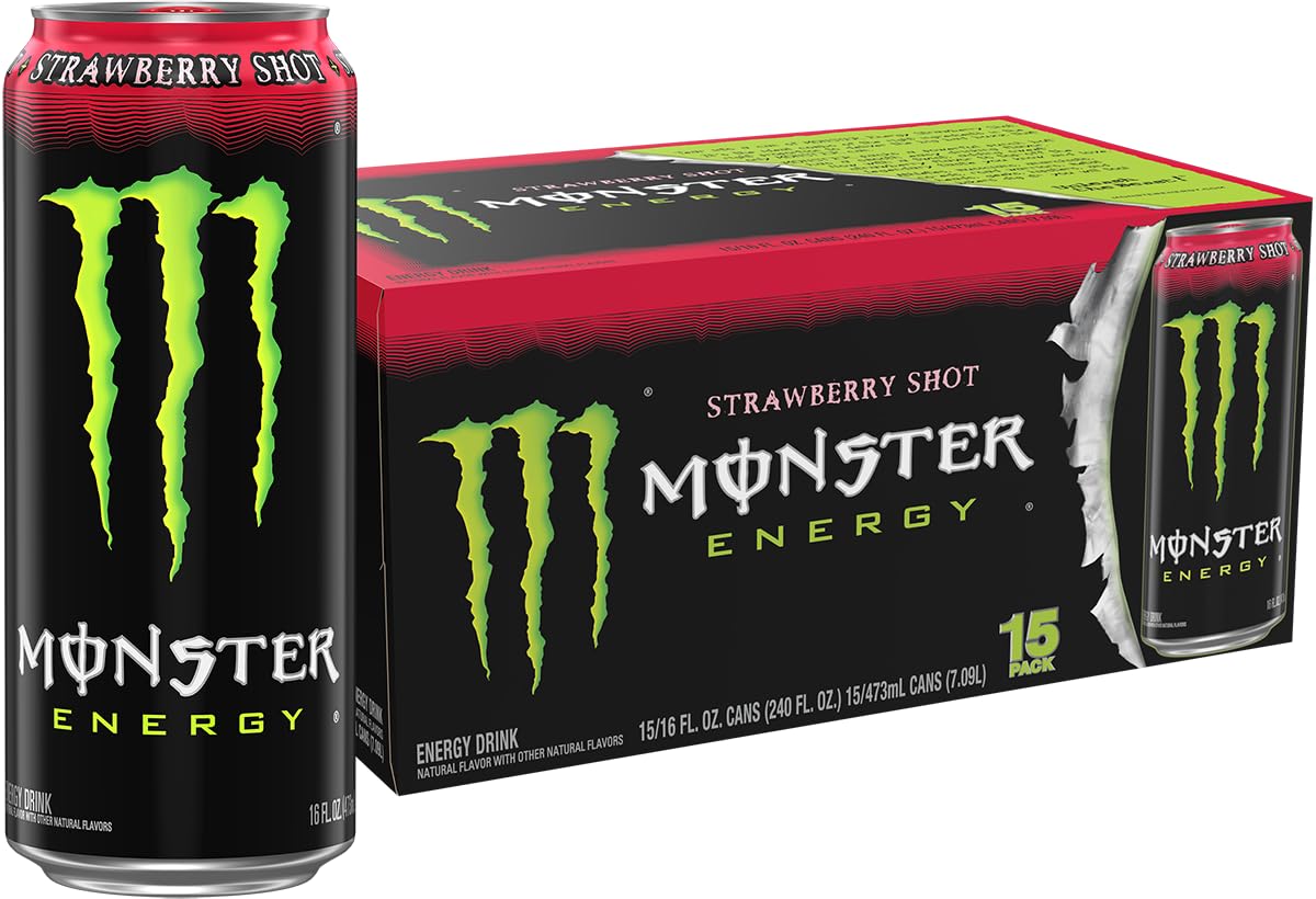 Monster Energy Zero Sugar Strawberry Energy Drink