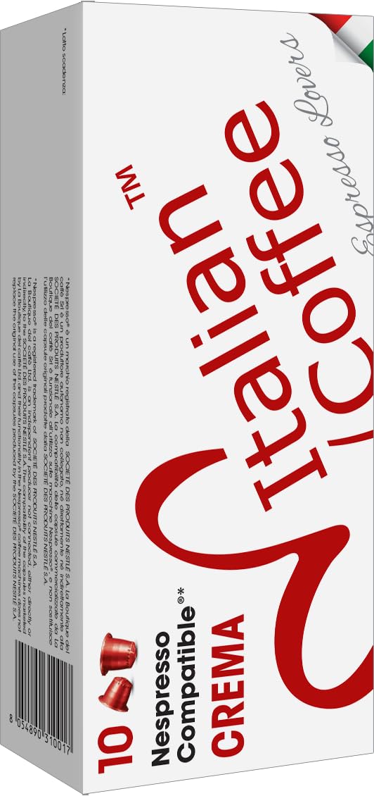 Italian Coffee for Espresso Lovers capsules compatible with Nespresso Original Line machines