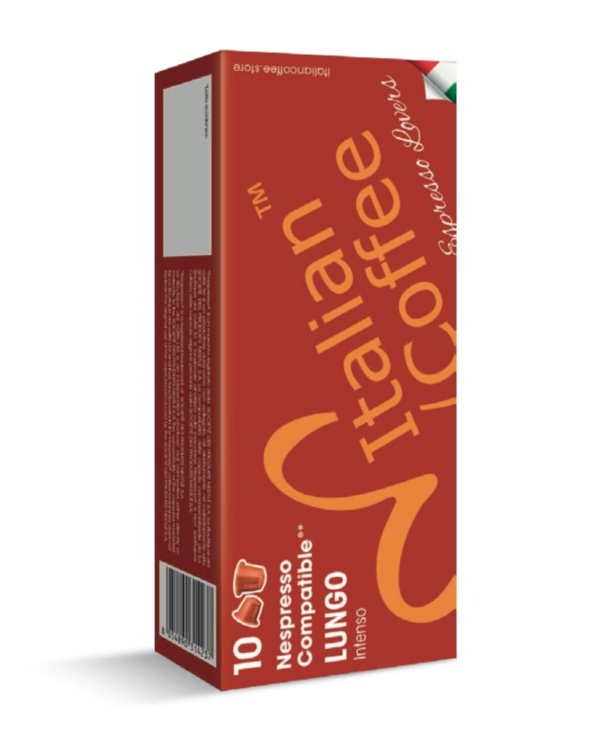 Italian Coffee for Espresso Lovers capsules compatible with Nespresso Original Line machines