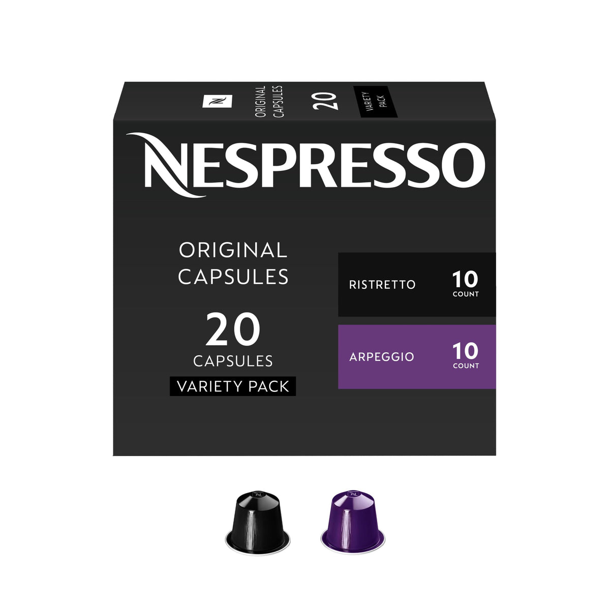 Nespresso Coffee Capsules Variety Pack for Original Machines