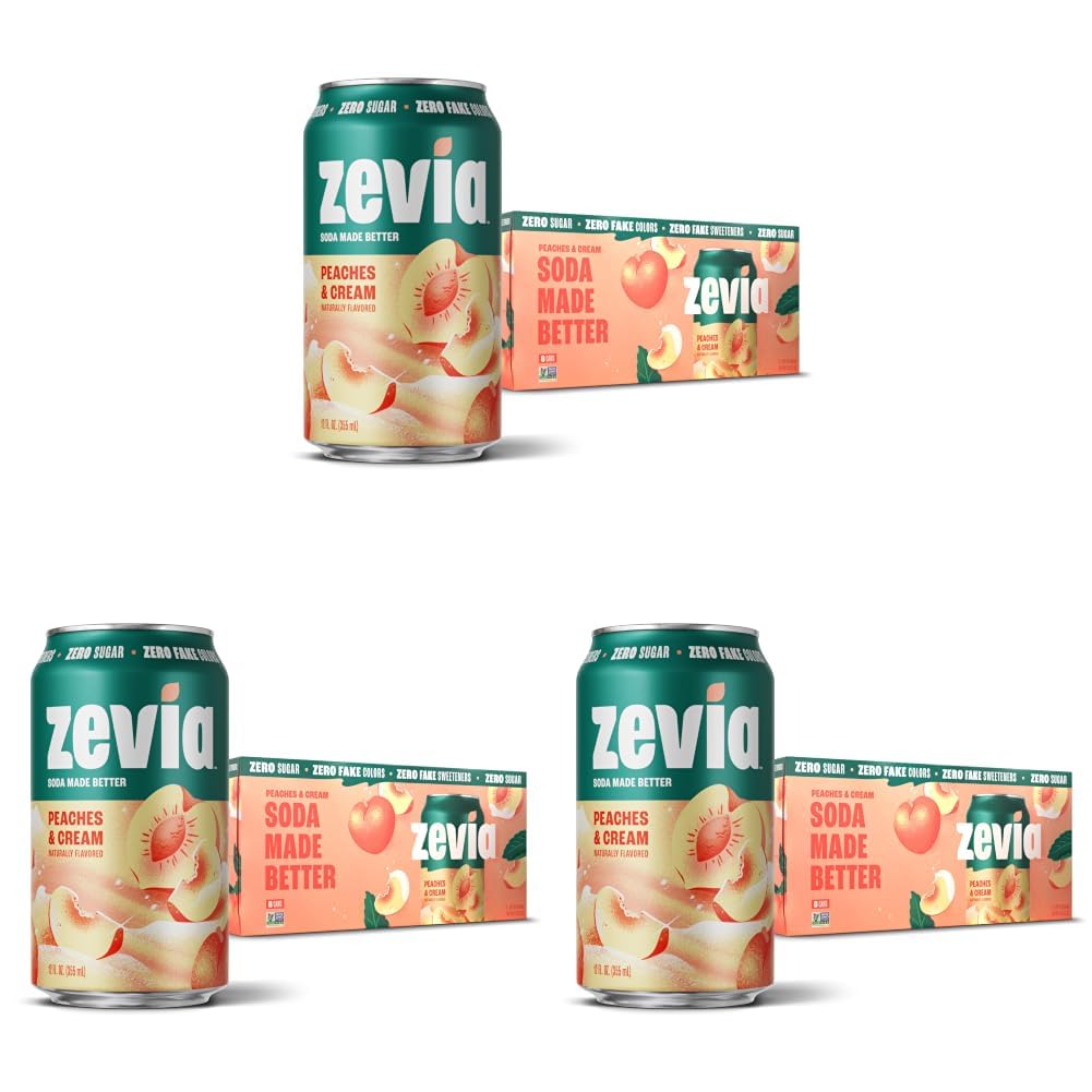Zevia Zero Calorie Cola Soda with Natural Flavors