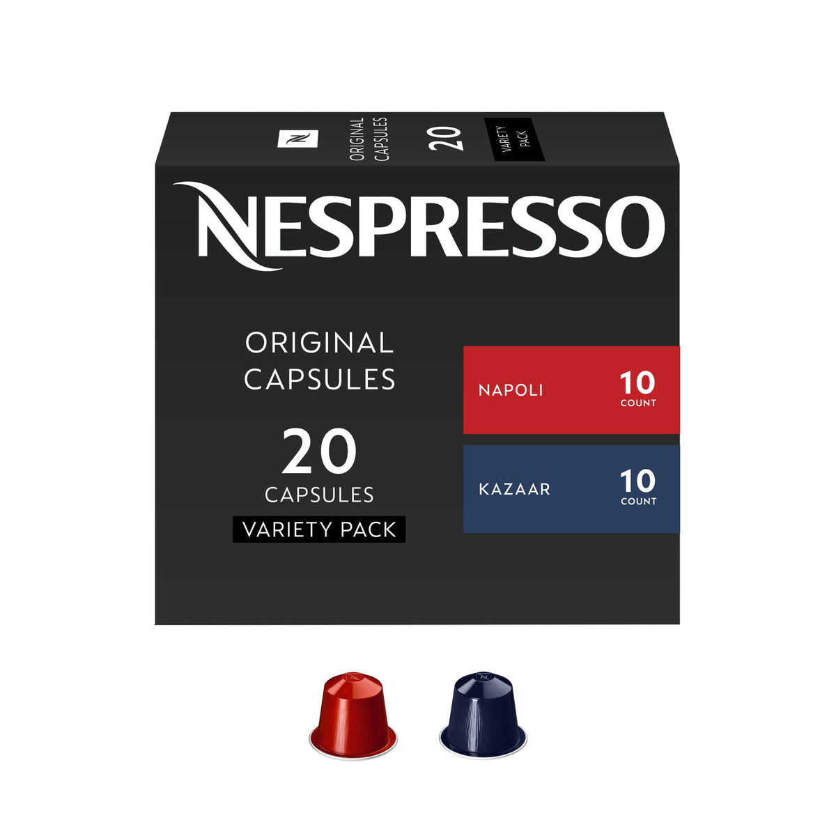 Nespresso Coffee Capsules Variety Pack for Original Machines