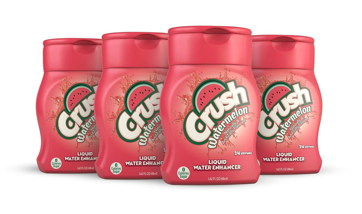 Crush Liquid Water Enhancer with Improved Flavor Formula