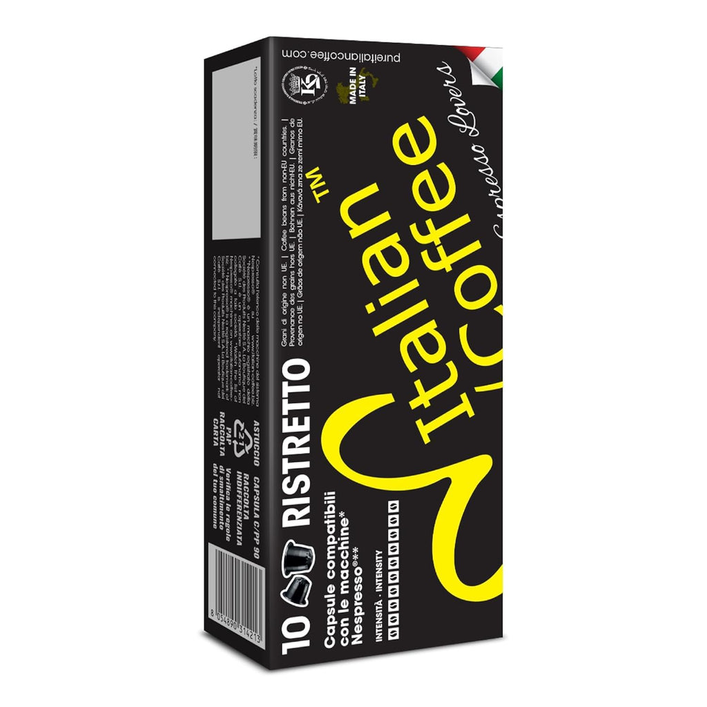 Italian Coffee for Espresso Lovers capsules compatible with Nespresso Original Line machines