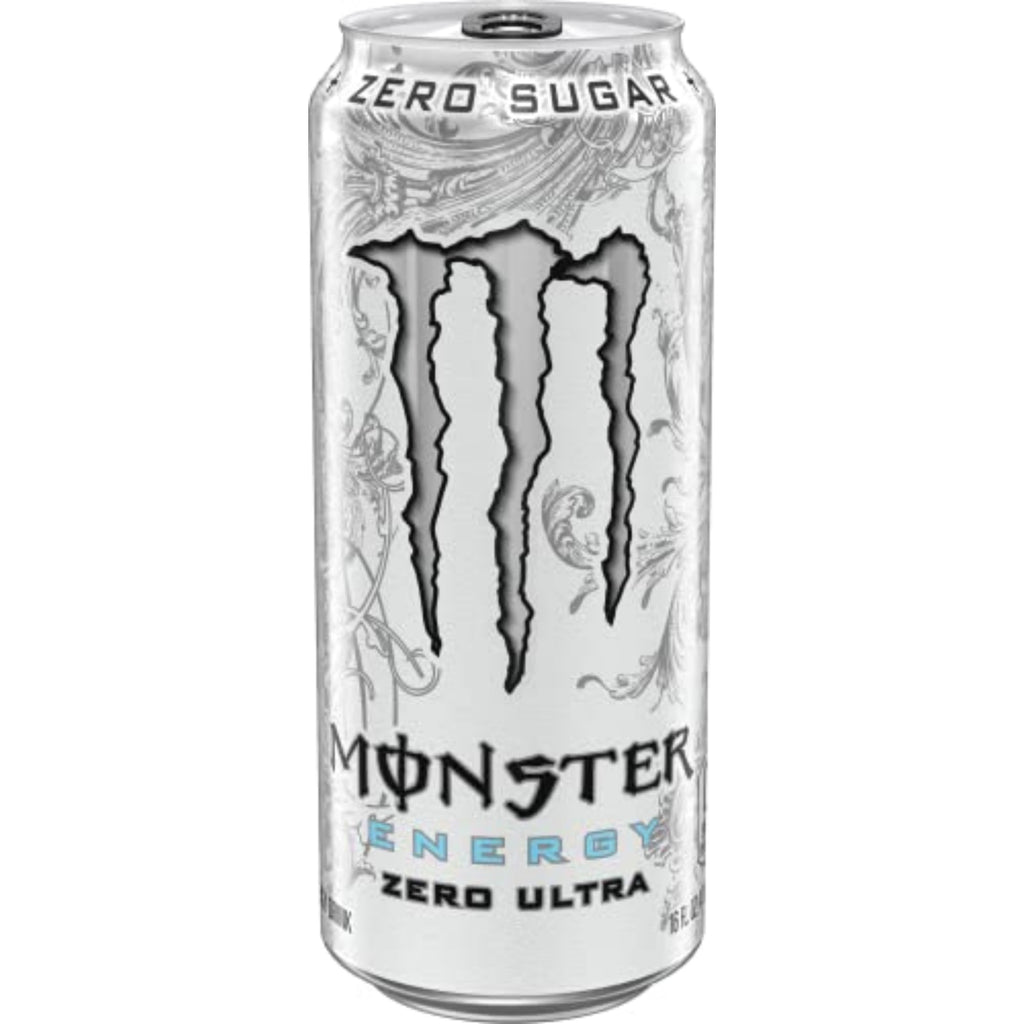 Monster Energy Zero Ultra, Sugar Free Energy Drink, 16 Ounce