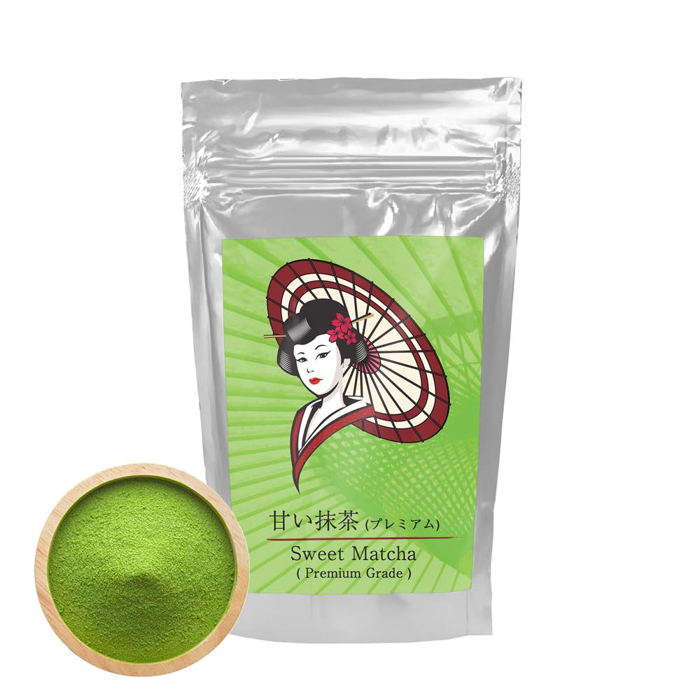 20kg (1kg x 20bags) [Sweet Matcha (Lime)] Premium grade Japanese bulk subtle sweetened matcha green tea powder convenient for latte, gift, sweets, souvenir ماتشا لللاتيه والحلويات Mukoh Matcha