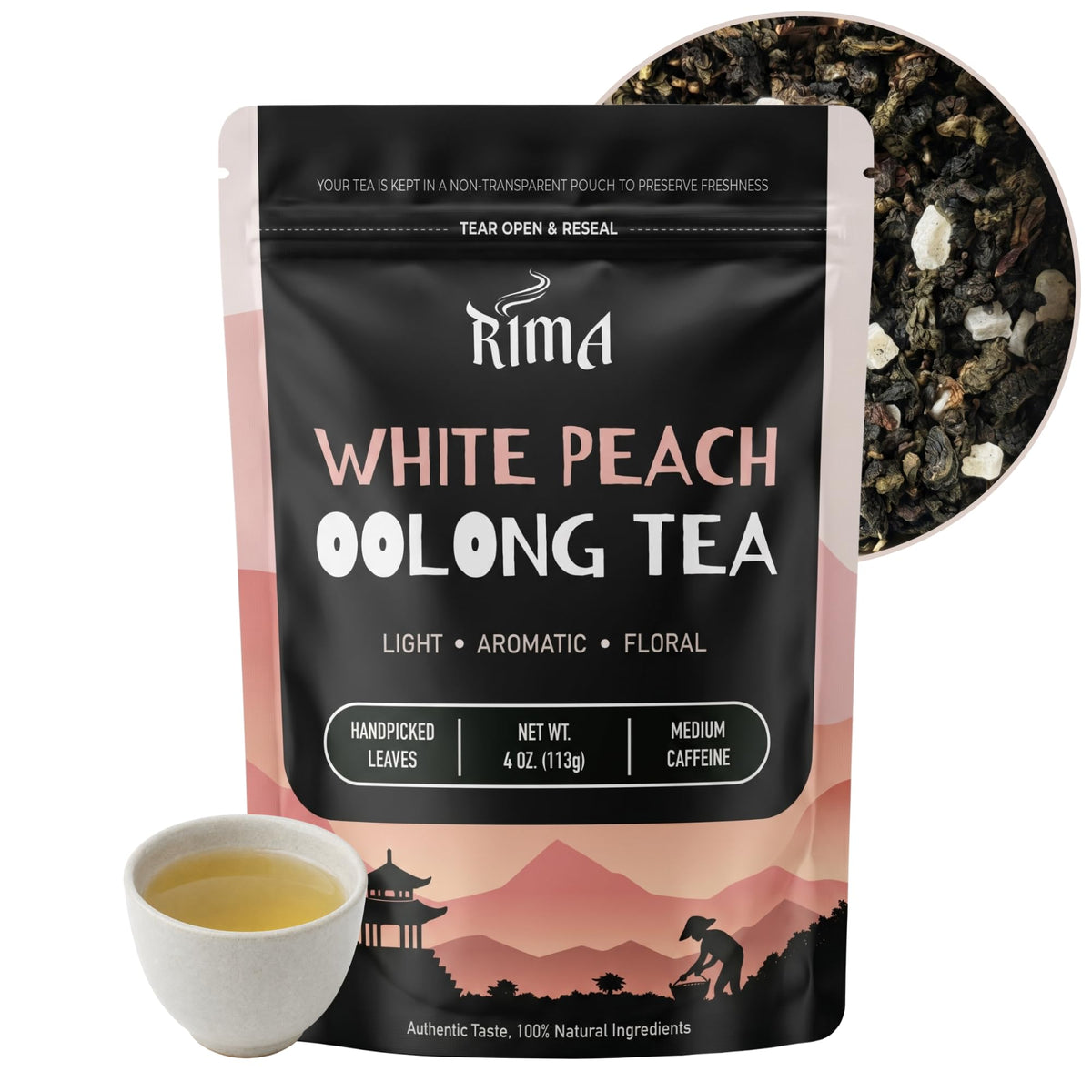RIMA Organic Premium Loose Leaf Tea for Hot or Iced Brew