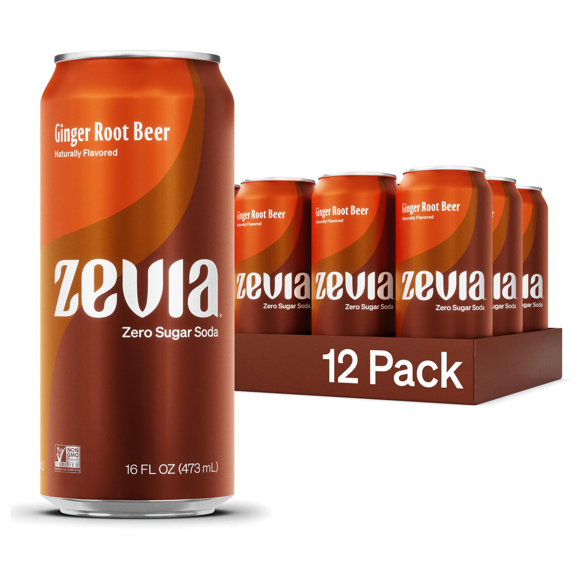Zevia Zero Calorie Cola Soda with Natural Flavors