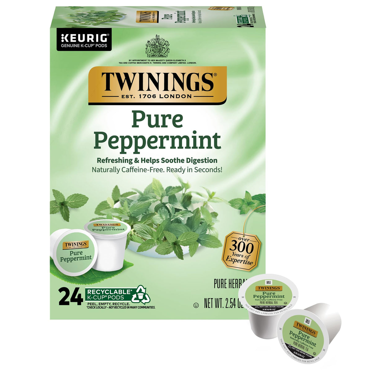 Twinings Chocolate Chai Latte Tea K-Cup Pods for Keurig, 22 Count (Pack of 1), Velvety Smooth Cocoa with Real Spiced Tea, Caffeinated, Enjoy Hot or Iced