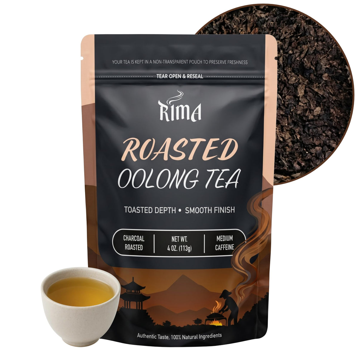 RIMA Organic Premium Loose Leaf Tea for Hot or Iced Brew