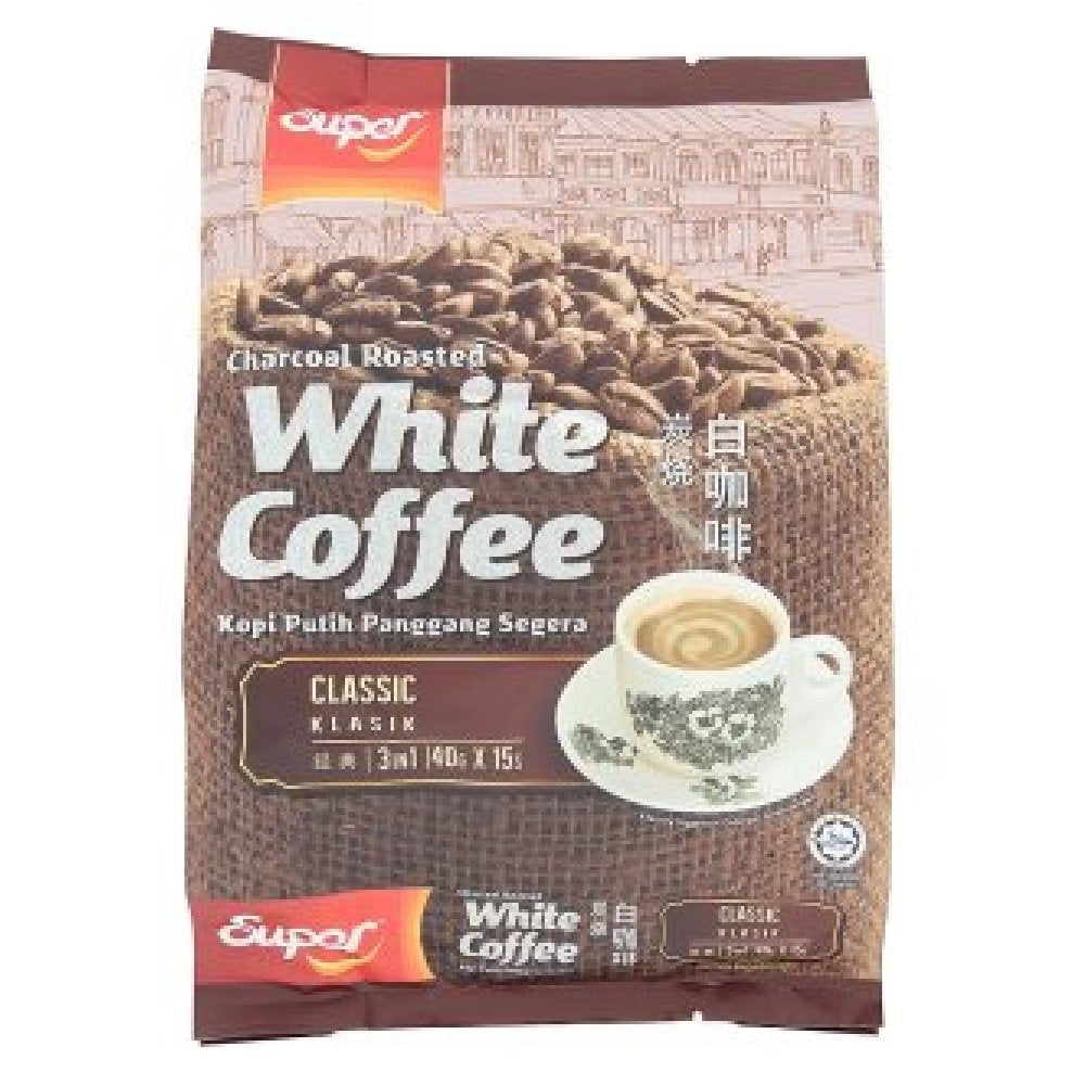Super White Coffee 2 in 1 & 3 in 1 Instant Coffee (White Coffee Classic 3 in 1, 90 Sachets)