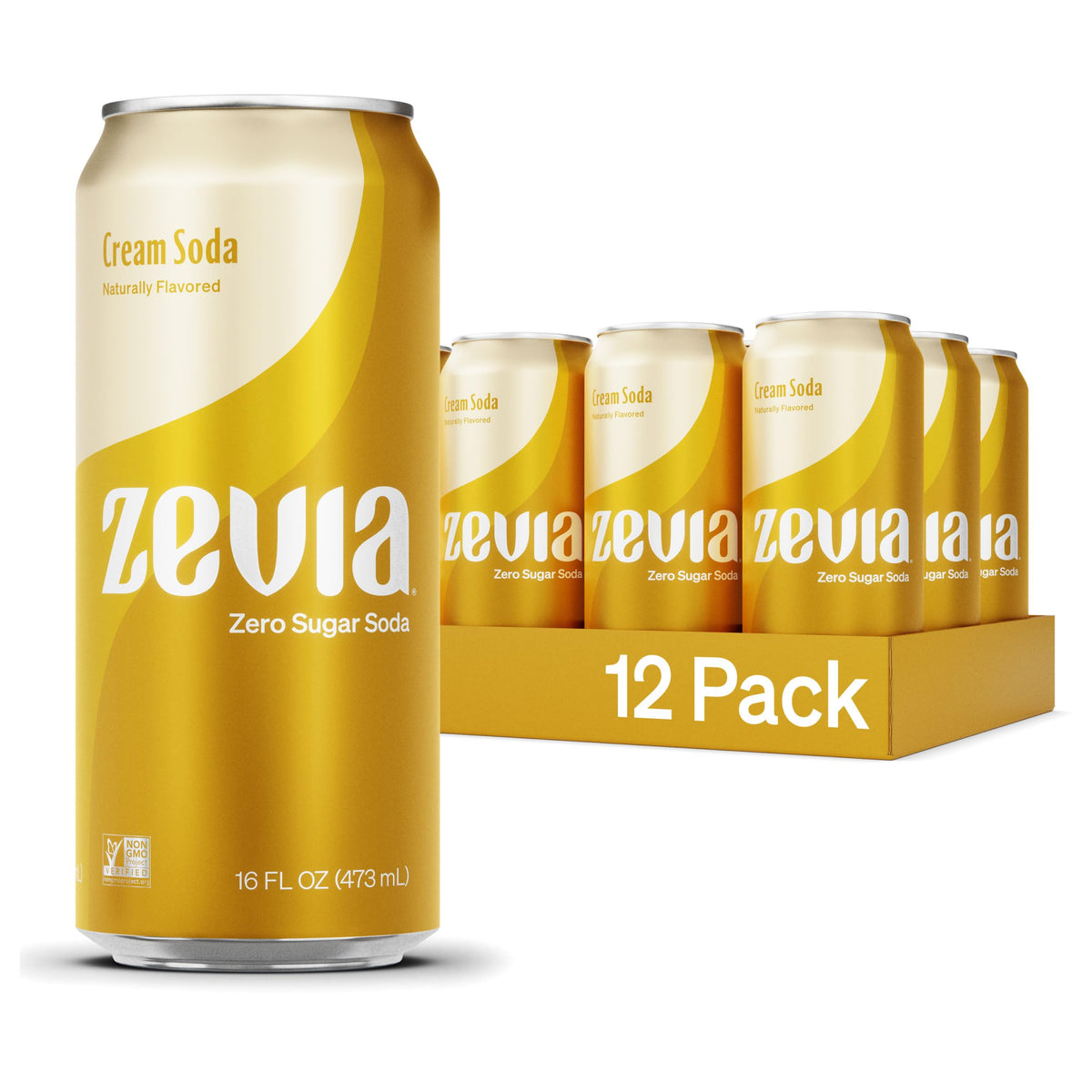 Zevia Zero Calorie Cola Soda with Natural Flavors