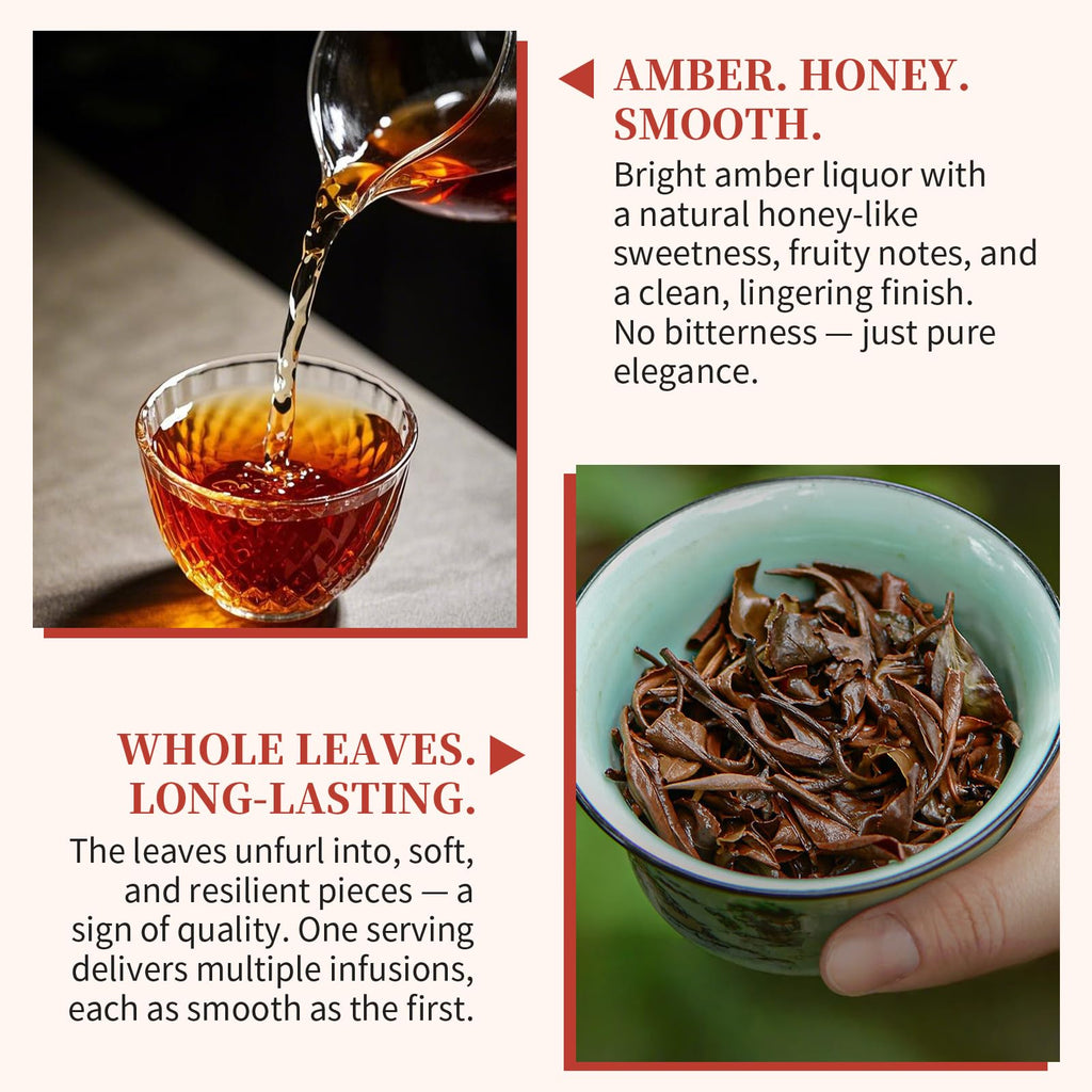 Yuexi Taiwan Oriental Beauty Oolong Tea 100g/3.5oz, White Oolong Loose Leaf with Natural Honey Floral Taste, 125 Cups Hand Harvested & Slow Charcoal Roasted High Mountain Tea, 东方美人 台湾高山茶 顺滑蜜香