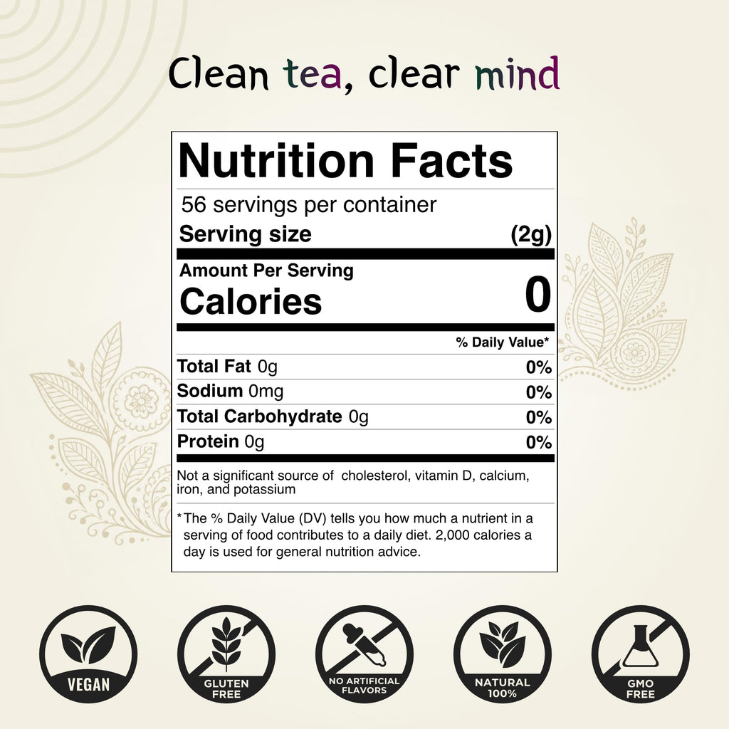 RIMA Organic Loose Leaf Tea, 100% Premium Natural Unsweetened Whole Leaves Tea for Weight Loss, Authentic & Smooth Flavor Aromatic Blend for Hot or Iced Brew