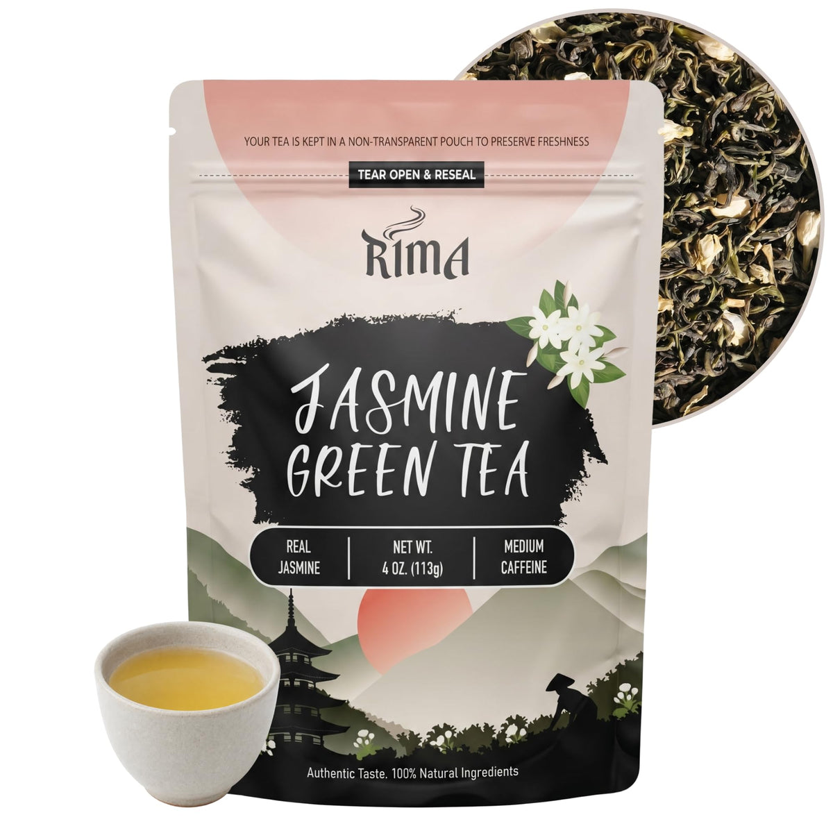 RIMA Organic Premium Loose Leaf Tea for Hot or Iced Brew