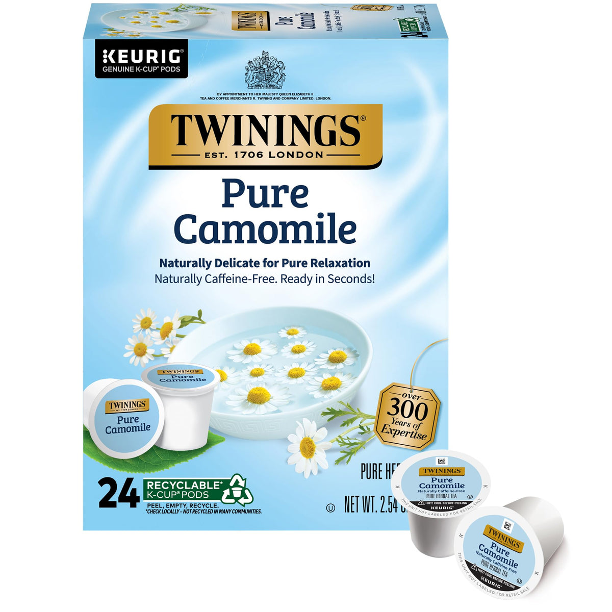 Twinings Chocolate Chai Latte Tea K-Cup Pods for Keurig, 22 Count (Pack of 1), Velvety Smooth Cocoa with Real Spiced Tea, Caffeinated, Enjoy Hot or Iced