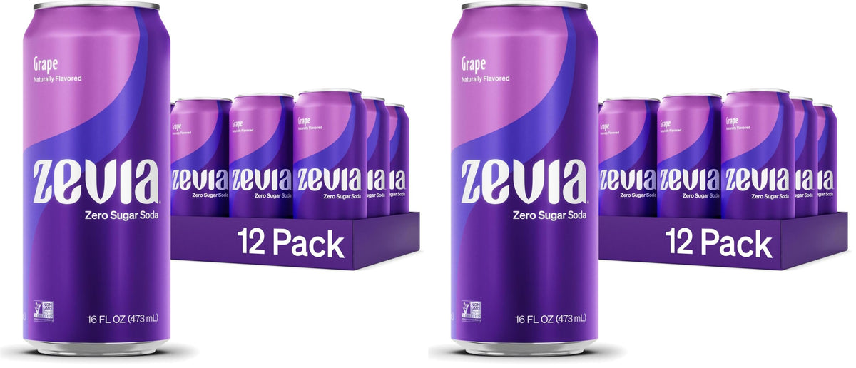 Zevia Zero Calorie Cola Soda with Natural Flavors
