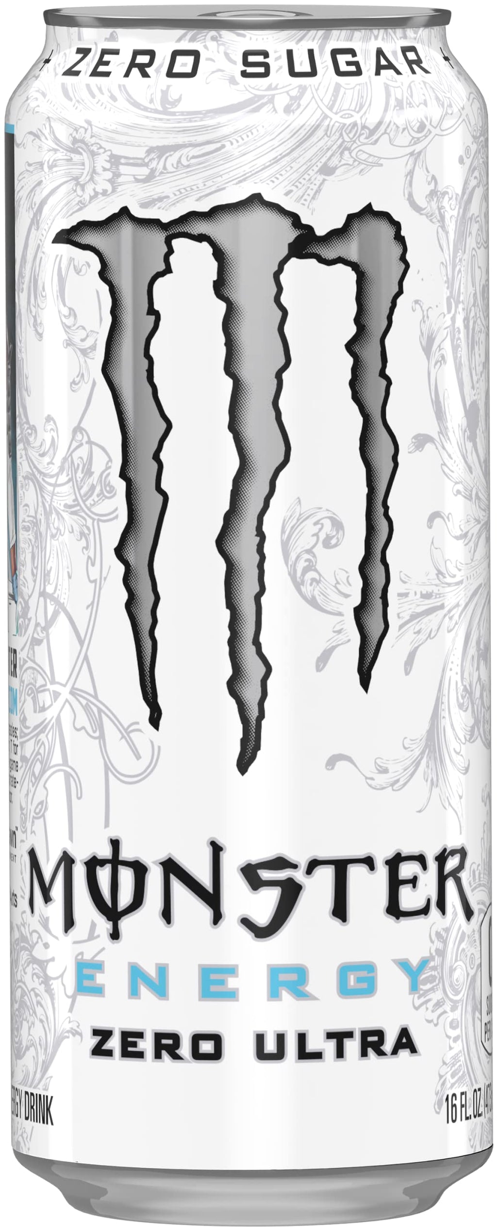 Monster Energy Zero Ultra, Sugar Free Energy Drink, 16 Ounce