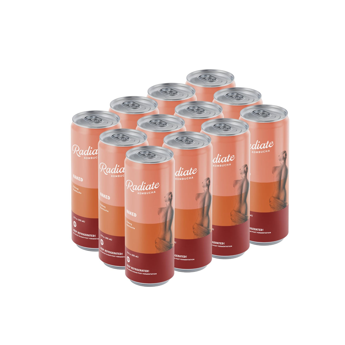Radiate Organic Raw Kombucha Probiotic Tea Drink