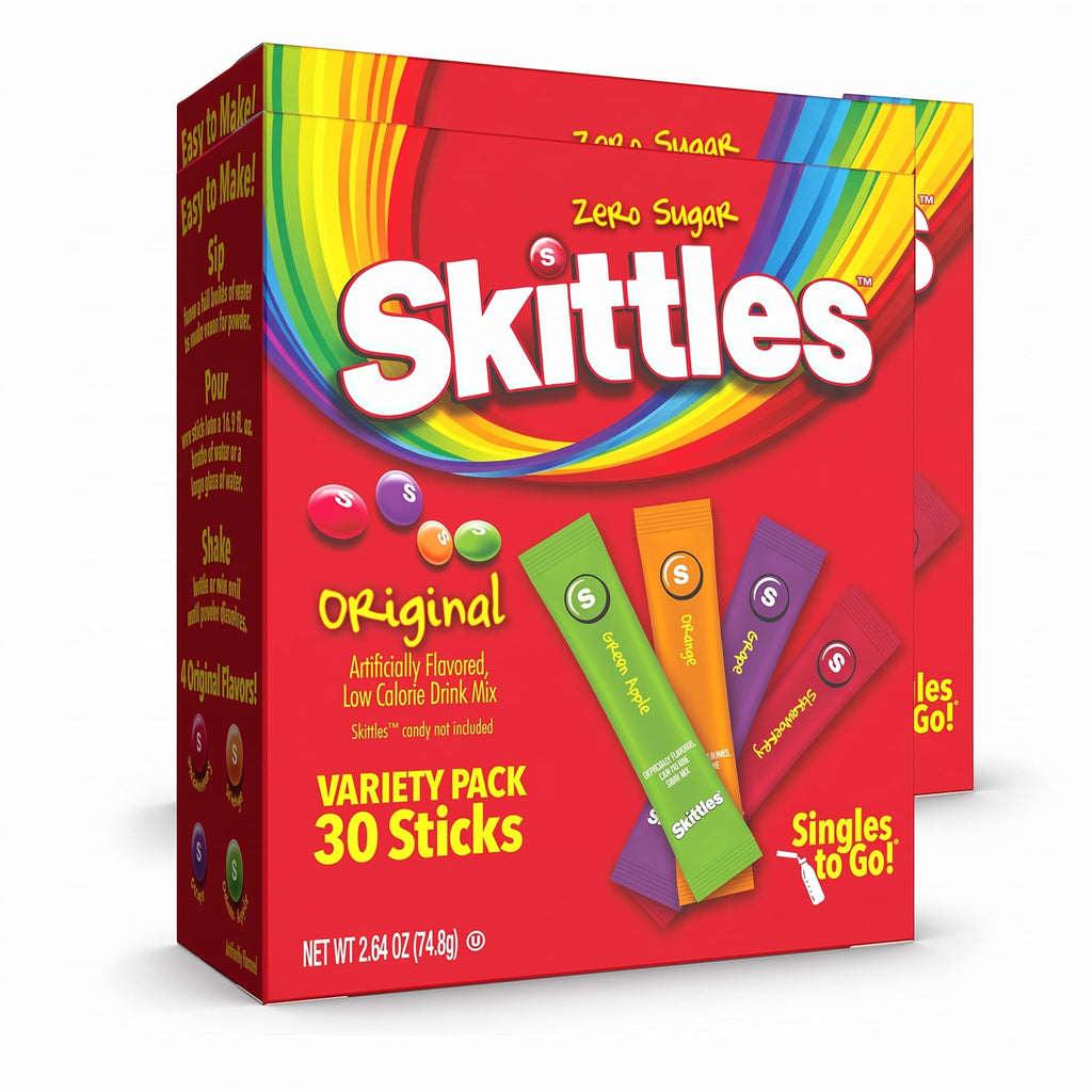 Skittles Singles To Go Powdered Drink Mix Packets