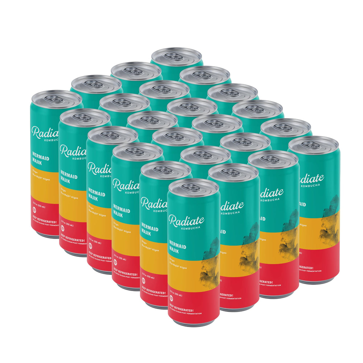 Radiate Organic Raw Kombucha Probiotic Tea Drink