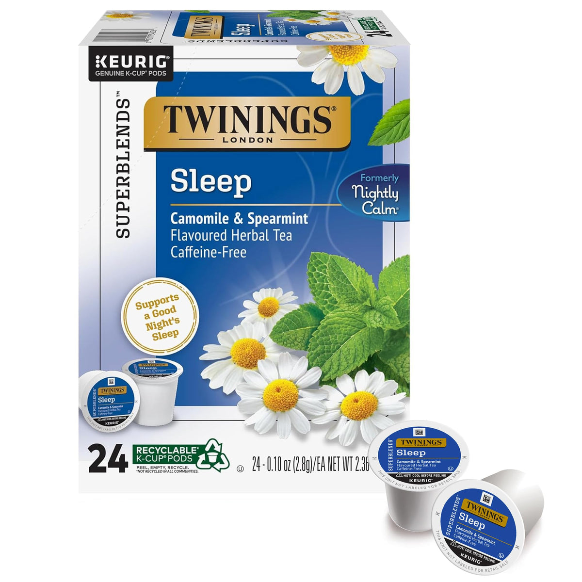 Twinings Chocolate Chai Latte Tea K-Cup Pods for Keurig, 22 Count (Pack of 1), Velvety Smooth Cocoa with Real Spiced Tea, Caffeinated, Enjoy Hot or Iced