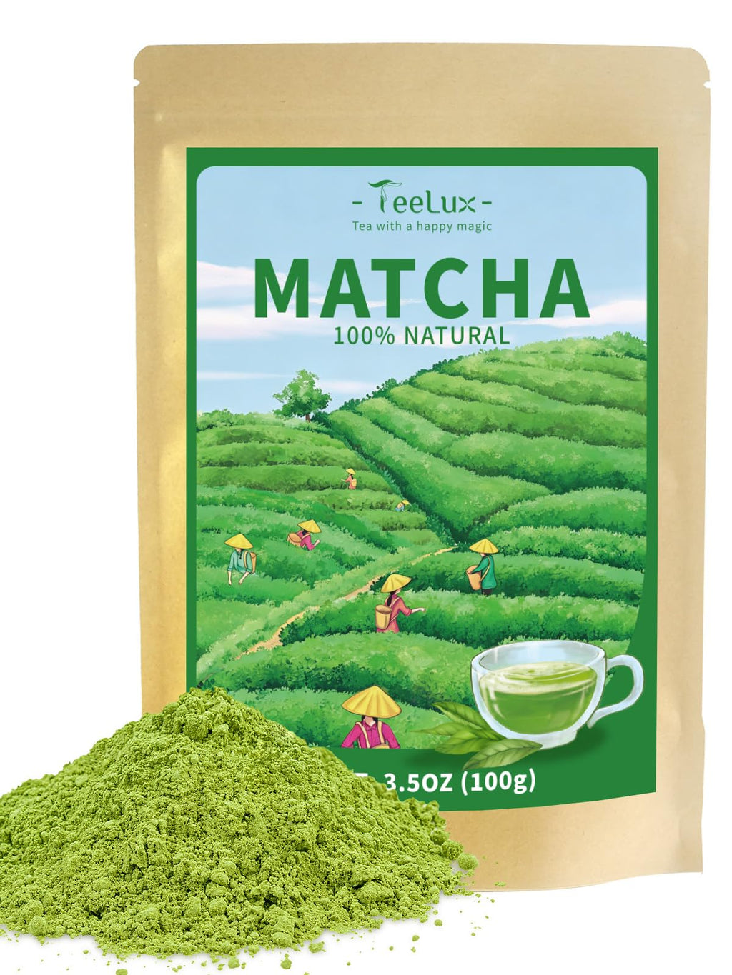 TeeLux Green Tea Loose Leaf