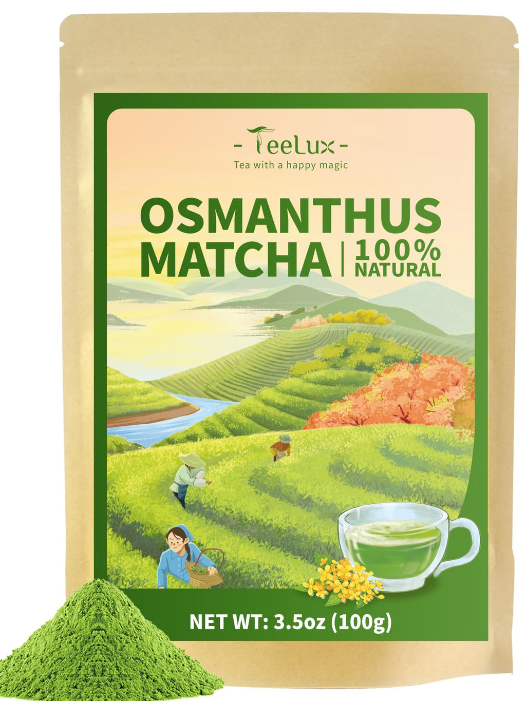 TeeLux Green Tea Loose Leaf
