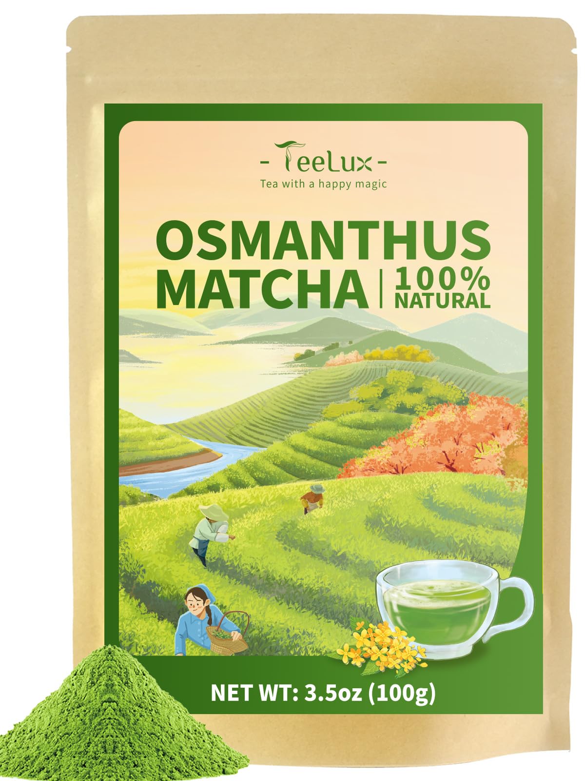 TeeLux Green Tea Loose Leaf