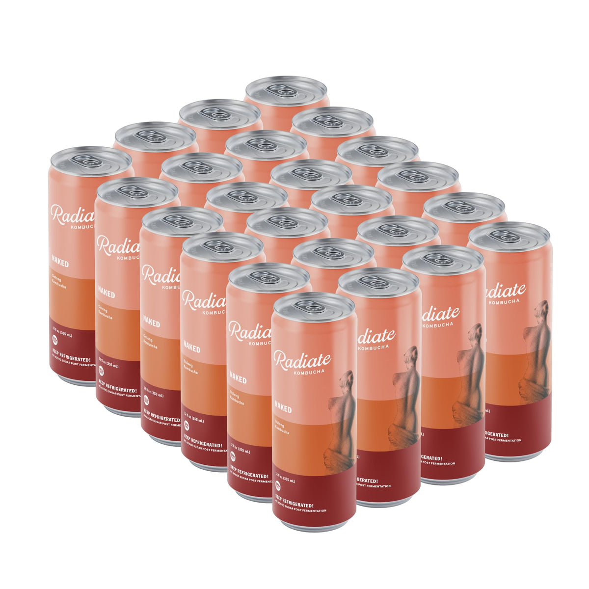 Radiate Organic Raw Kombucha Probiotic Tea Drink