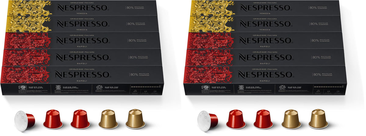 Nespresso Coffee Capsules Variety Pack for Original Machines