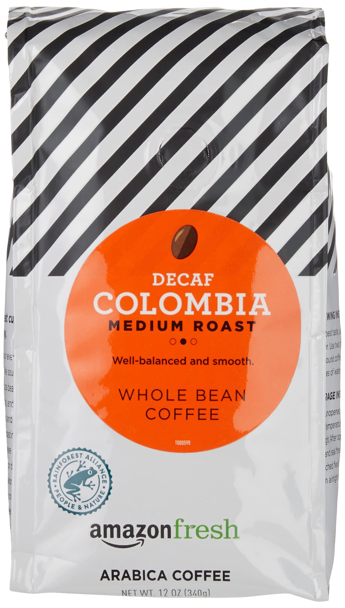 Amazon Fresh Whole Bean Coffee, Medium Roast Blend