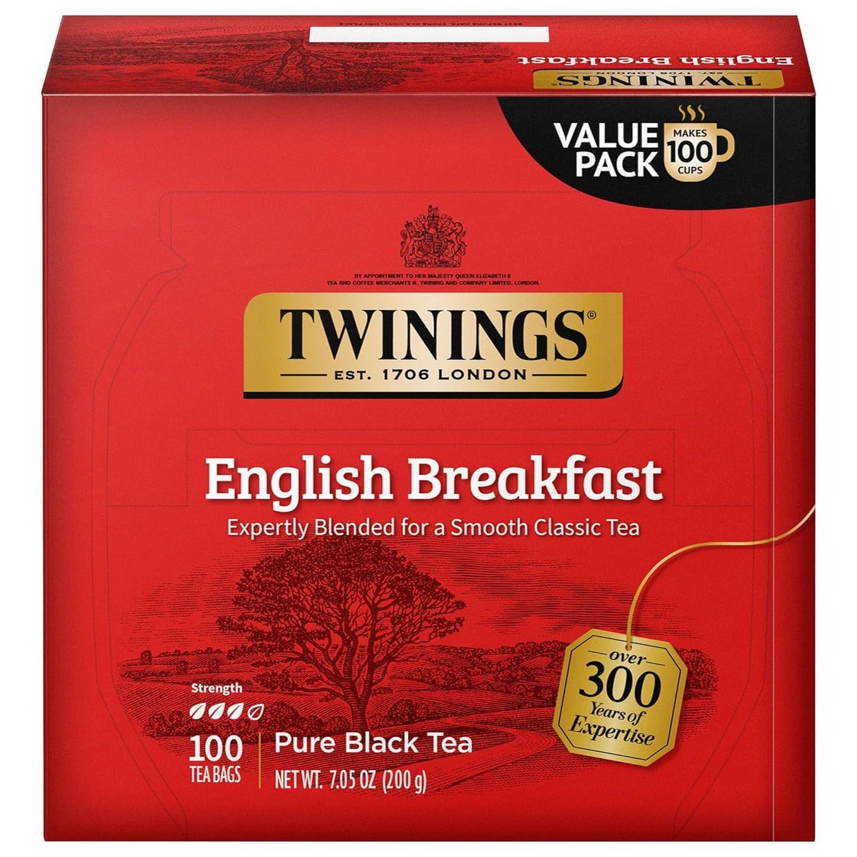 Twinings English Breakfast Black Tea, 20 Tea Bags