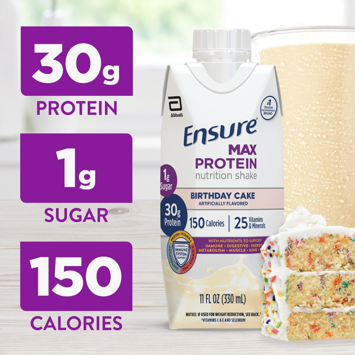 Ensure Max Protein French Vanilla Nutrition Shake 30g Protein
