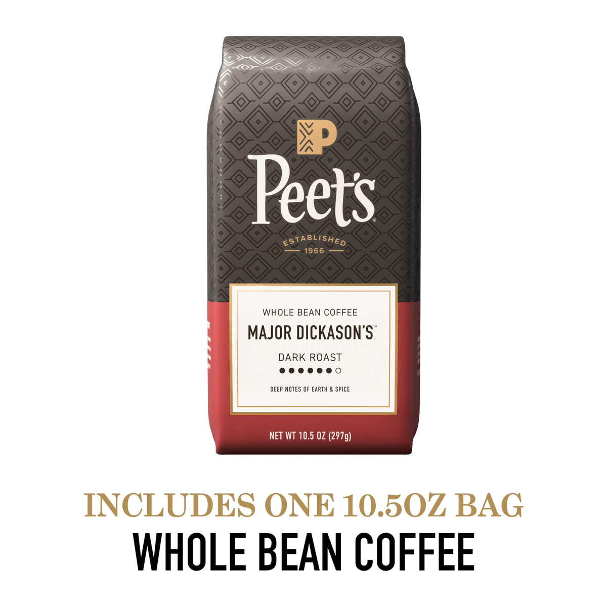Peets Coffee & Tea, Coffee Whole Beans Major Dickasons Blend