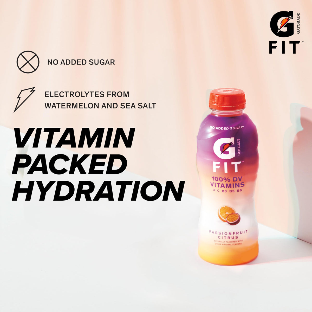 Gatorade Fit Electrolyte Beverage, Healthy Real Hydration