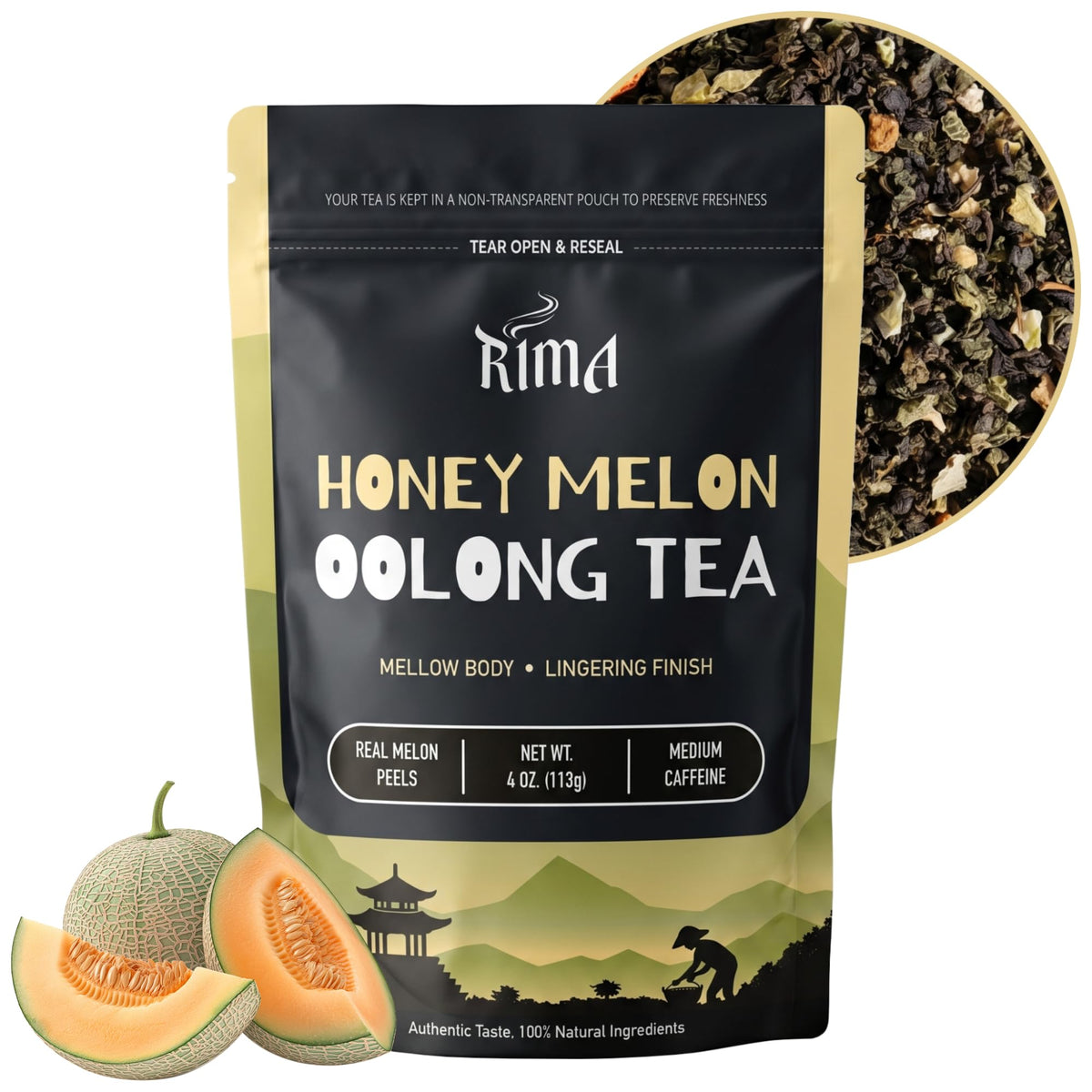 RIMA Organic Premium Loose Leaf Tea for Hot or Iced Brew