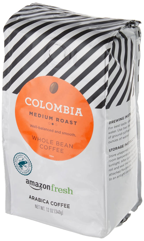 Amazon Fresh Whole Bean Coffee, Medium Roast Blend