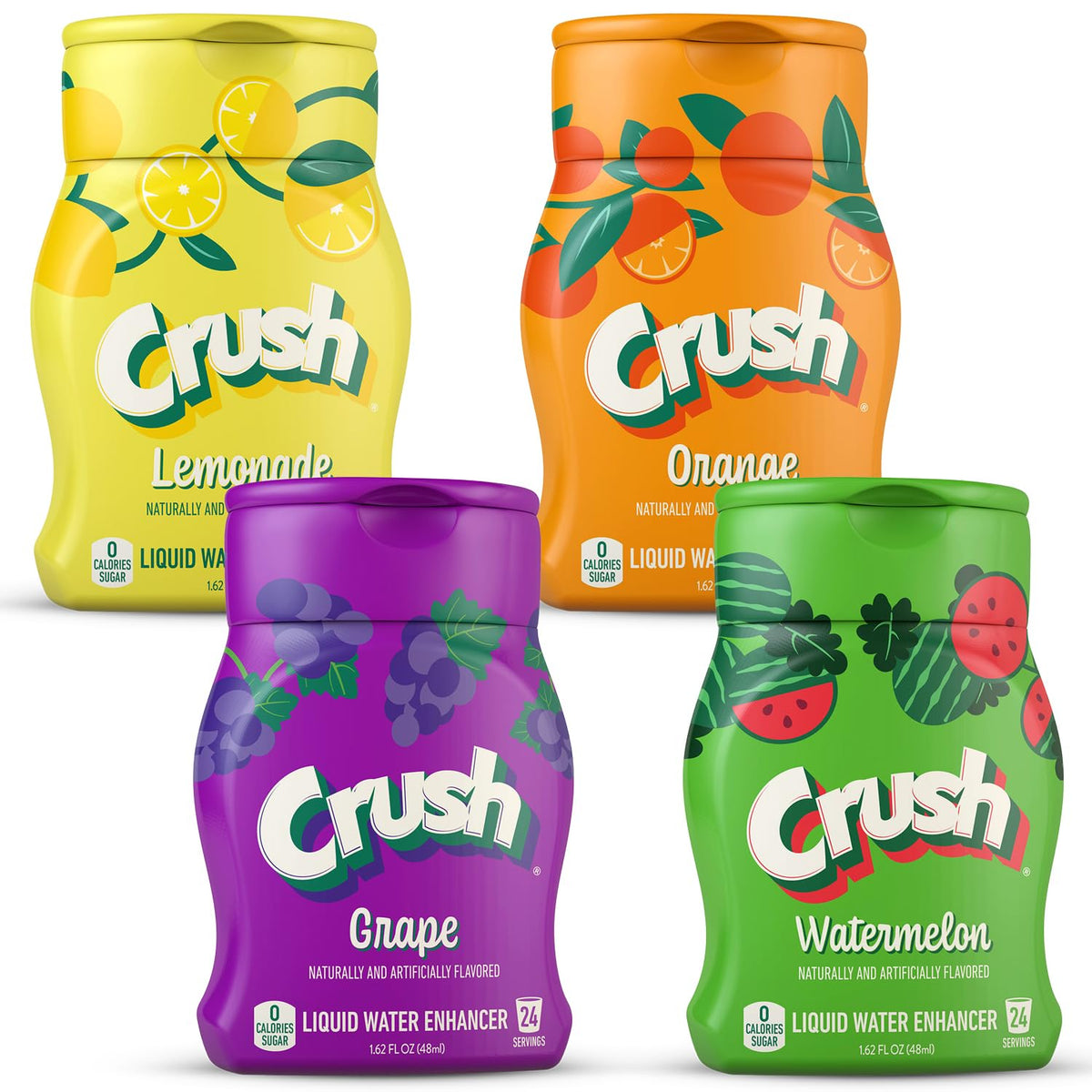 Crush Liquid Water Enhancer with Improved Flavor Formula