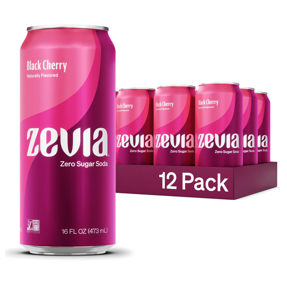 Zevia Zero Calorie Cola Soda with Natural Flavors