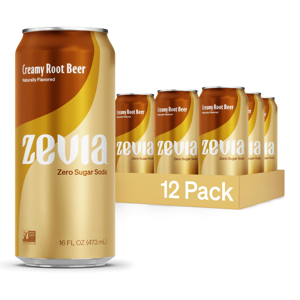 Zevia Zero Calorie Cola Soda with Natural Flavors