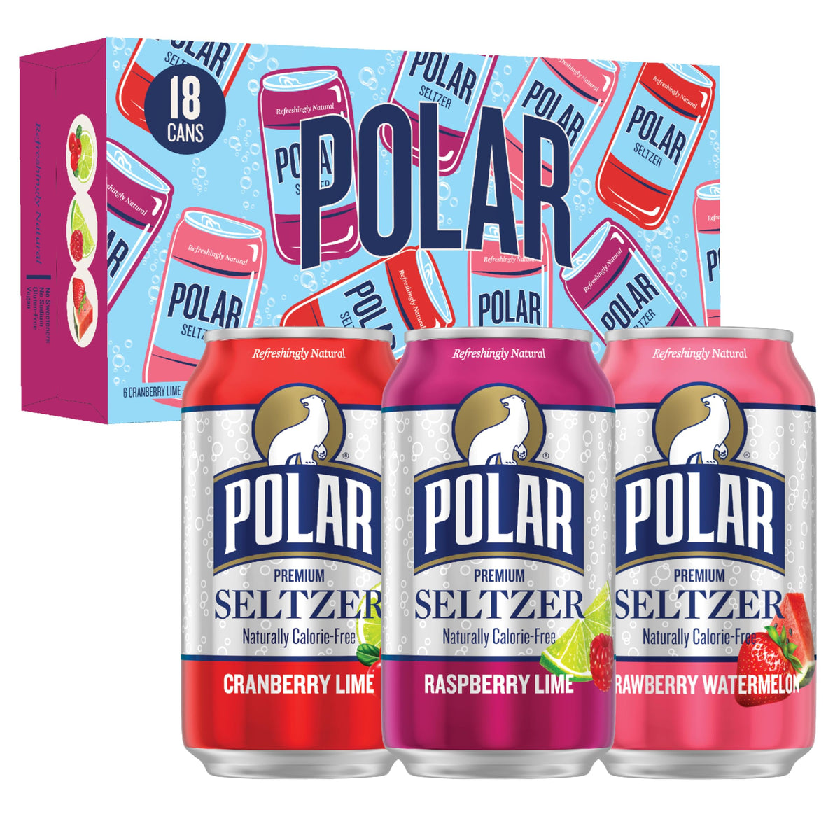 Polar Seltzer Water Crowd-Pleaser Variety Pack