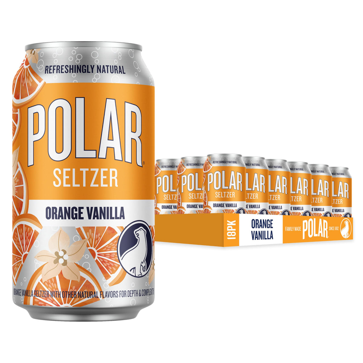 Polar Seltzer Water with Crisp Refreshing Bubbles