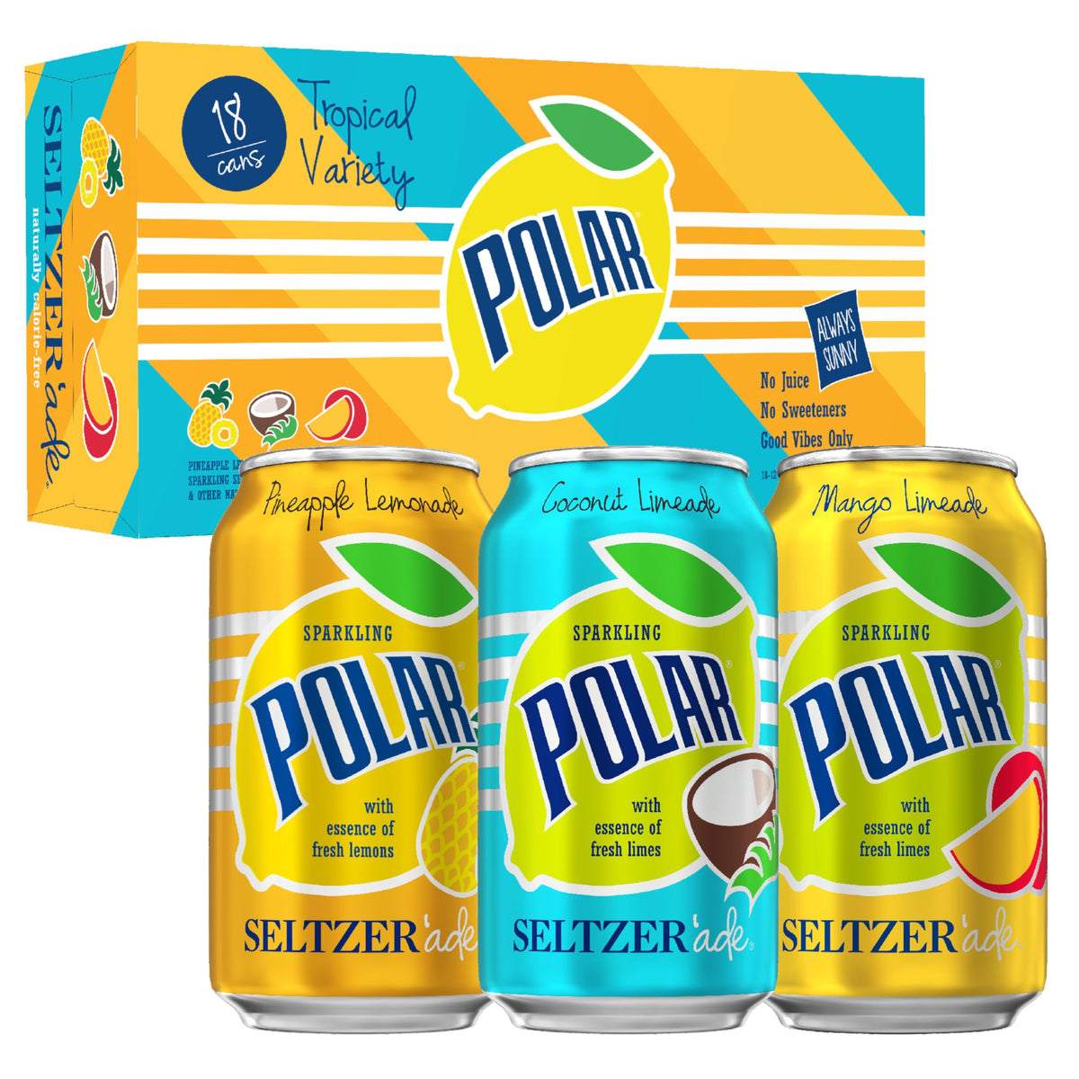 Polar Seltzer Water Crowd-Pleaser Variety Pack