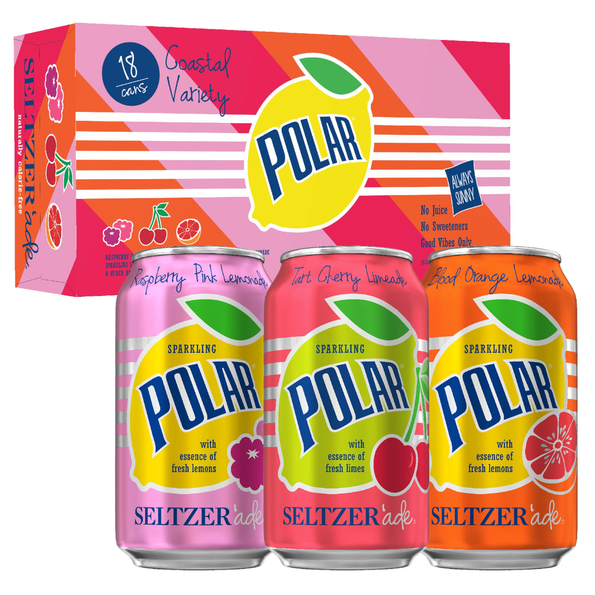 Polar Seltzer Water Crowd-Pleaser Variety Pack